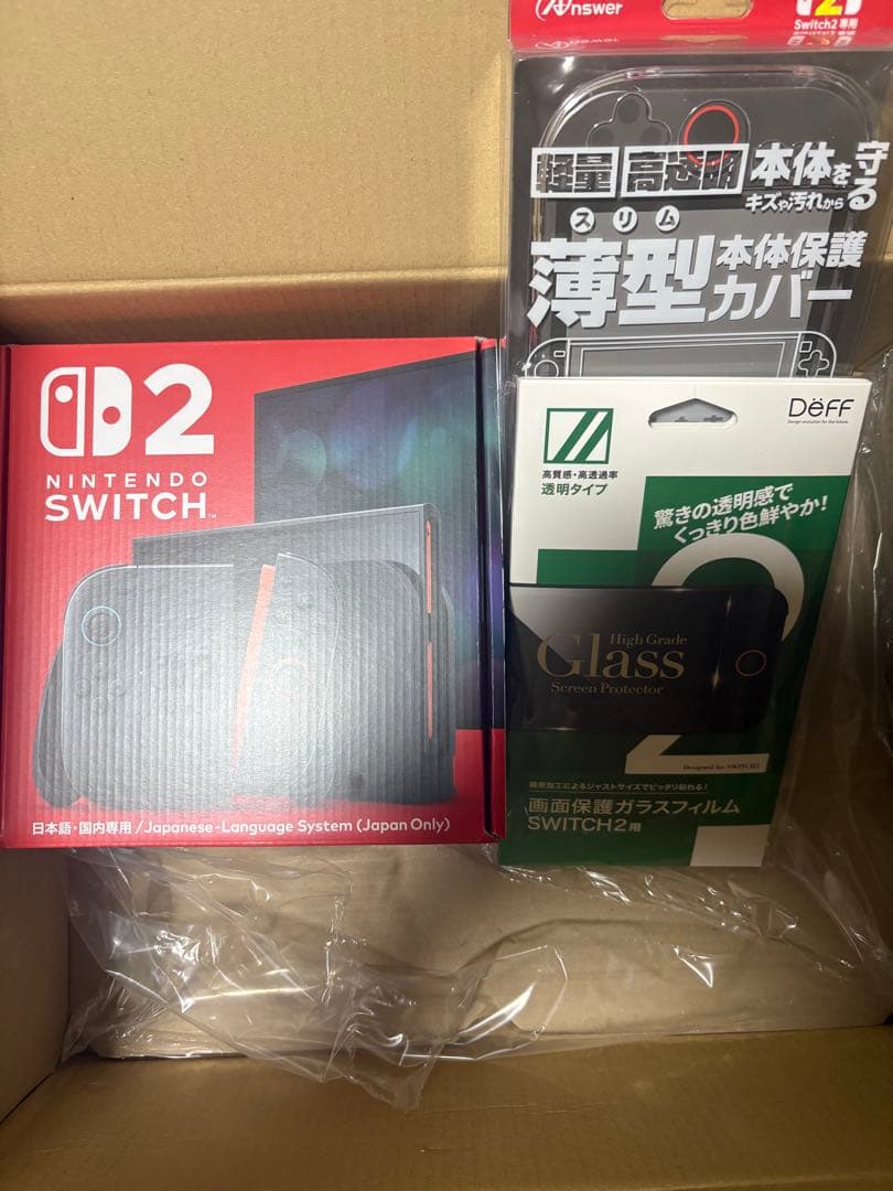 Nintendo Switch 2 本体 日本語専用+ フィルム+カバー
