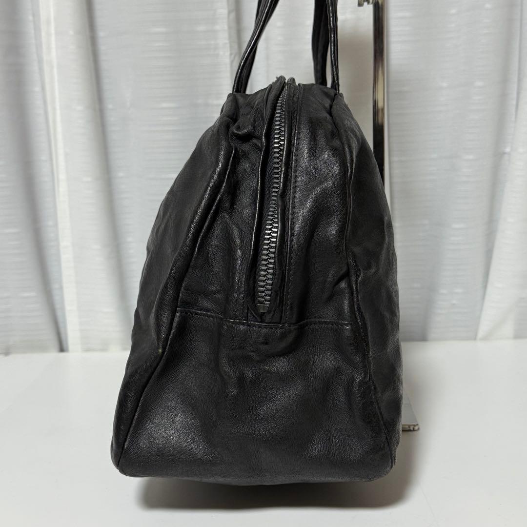 ⭐️極美品⭐️　イサムカタヤマバックラッシュ　ボストンバッグ　ブラック　レザー