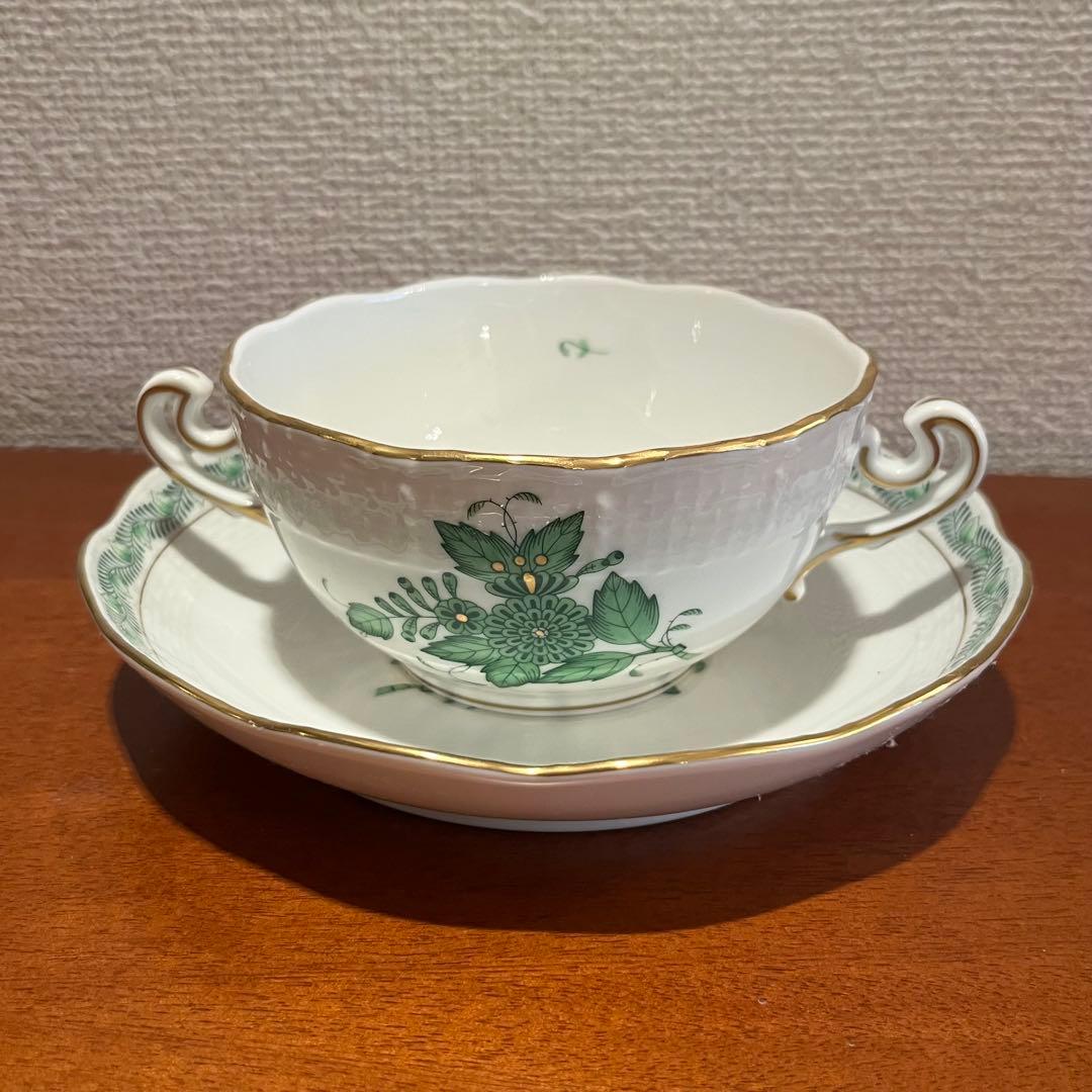 新品　未使用　ヘレンド　インドの華　スーピエール　スープポット　ハンガリー製