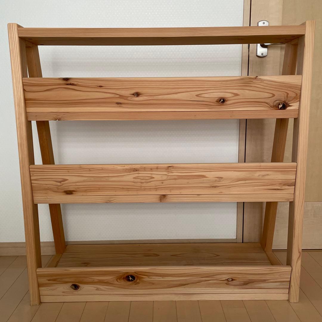 国産杉 本棚 ブックシェルフ ディノス