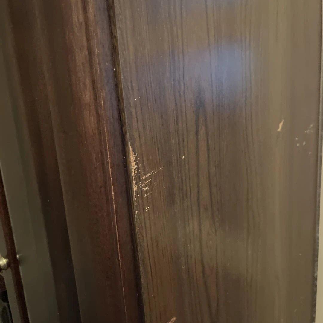 木製ダークブラウン下駄箱引き出し付き