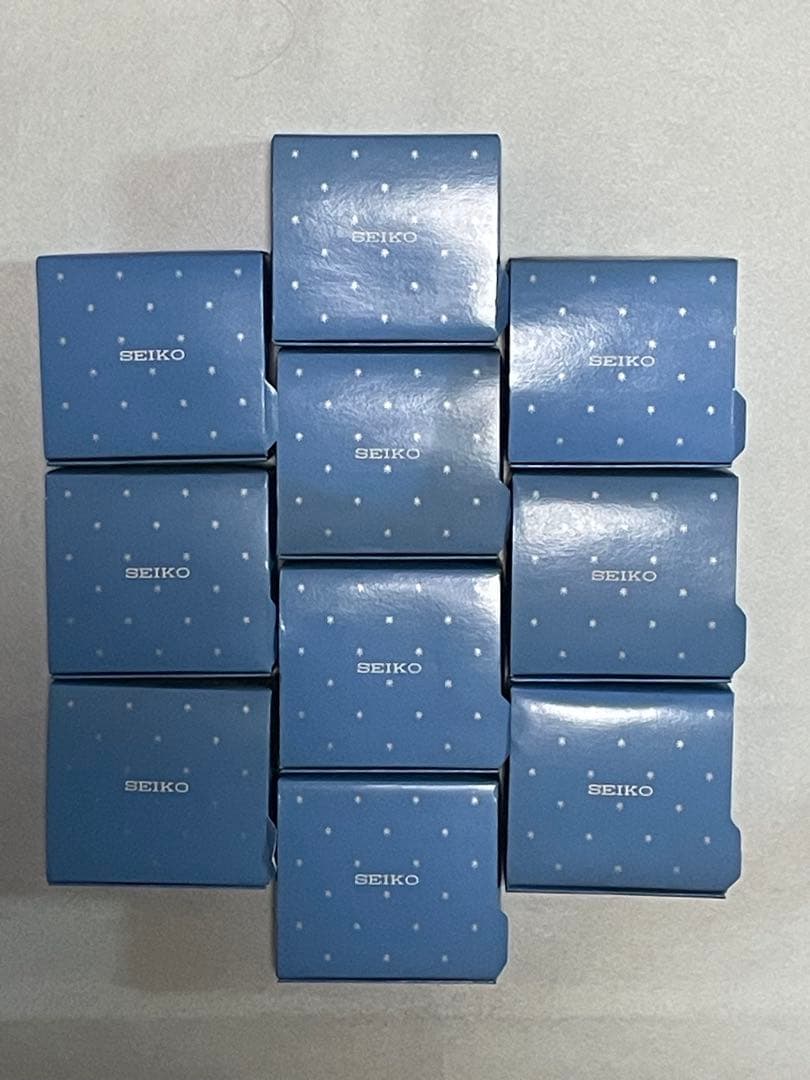セイコー 化粧箱 ホワイトボックス ブルー外紙箱付×10点 未使用 1点欠有