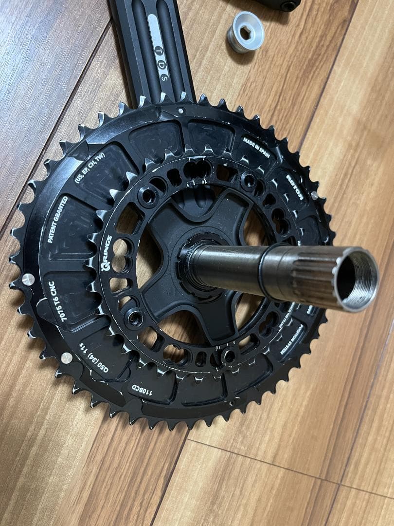 ROTOR 3D クランクセット QRINGS 50/34 170mm 24mm