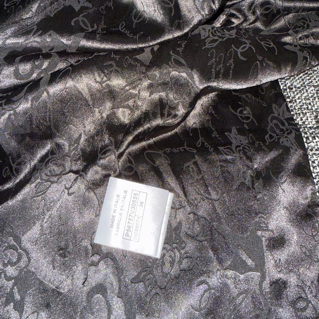 美品　シャネル　CHANEL　ツイード　ジャケット　05A 　サイズ　38 ラメ