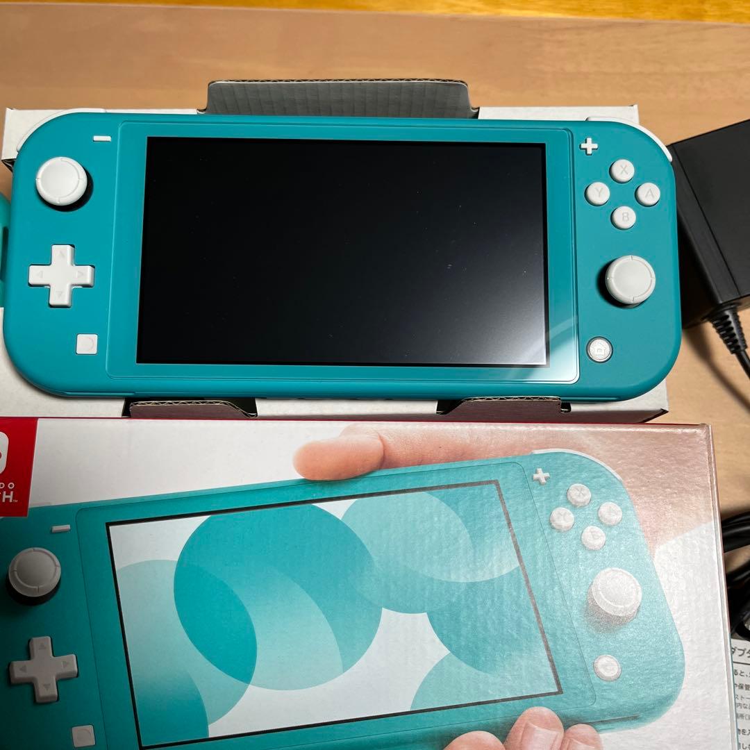 Nintendo Switch Lite ターコイズ 本体とカバー付き