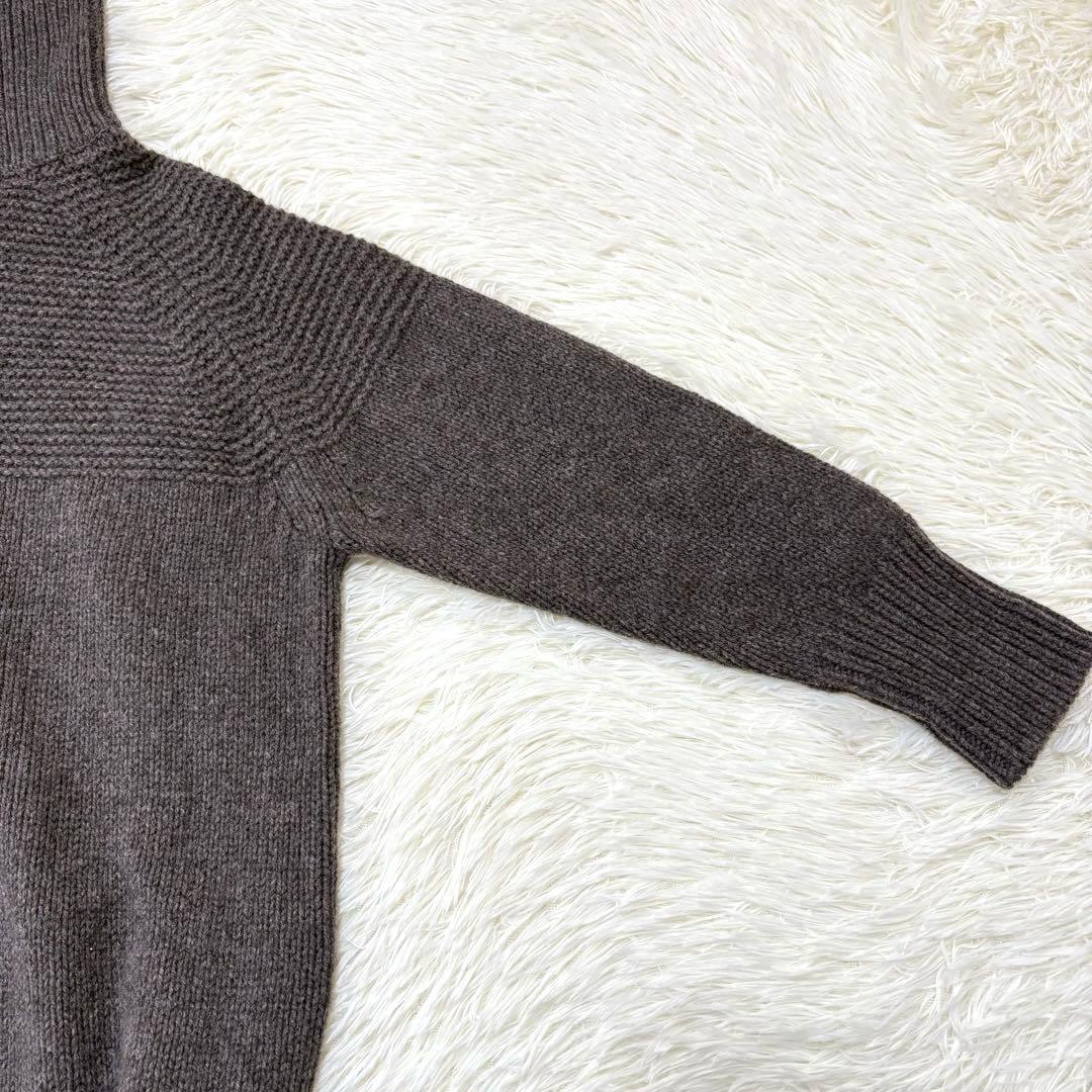 美品　TICCA ウール100％　ニットワンピース タートルネック　ティッカ