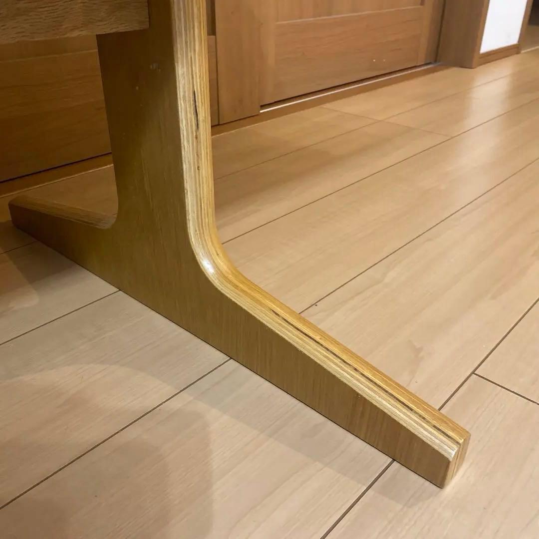 無印良品　リビングでもダイニングでもつかえるテーブル・１・オーク材