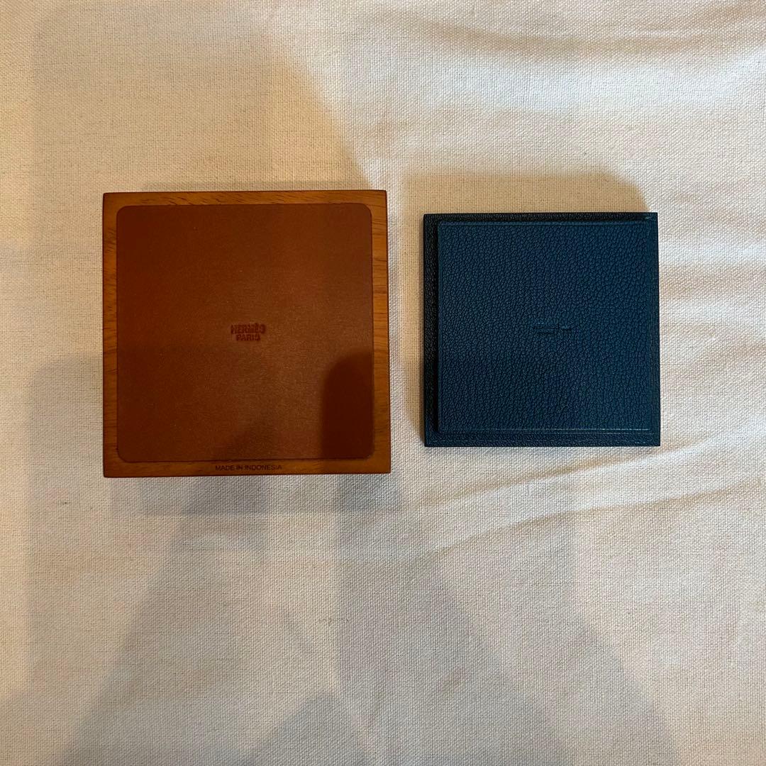 HERMES 木製 小物入れ トレイ3点セット売り