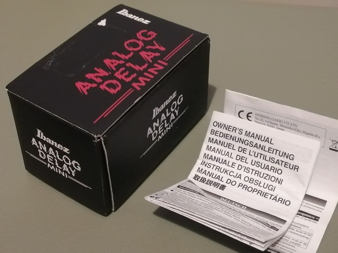 【美品・付属品完備】Ibanez ADMINI ミニサイズ アナログディレイ