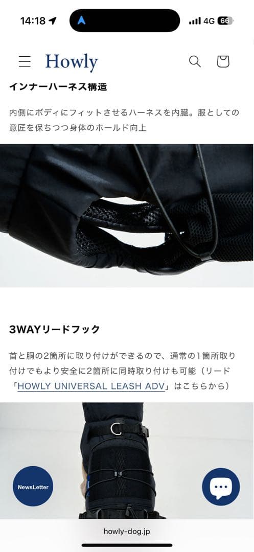 【Mサイズ黒】 試着のみHowly FRAME-X ADV HARNESS