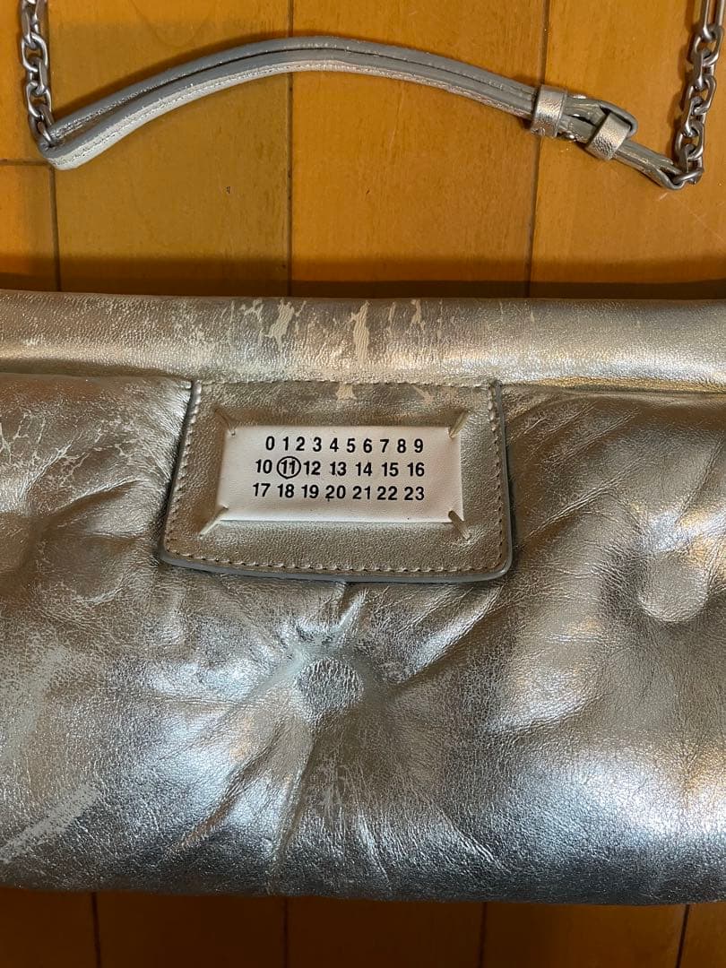 メゾンマルジェラ　バッグ　グラムスラム　状態不良　ジャンク　表面剥がれ多数