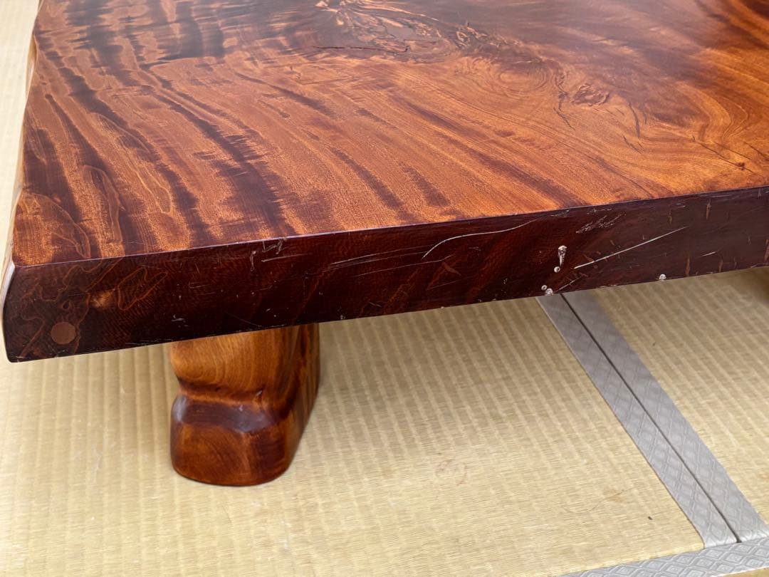 長方形座卓　一枚板テーブル