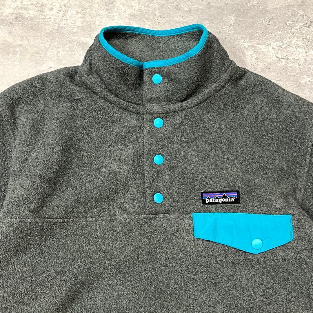 トップス patagonia Fleece SYNCHILLA Snap-T gray