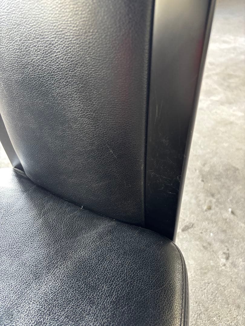 カリモク　CE35シリーズ・ハイバックチェア本革・ブラック・ダイニング　④