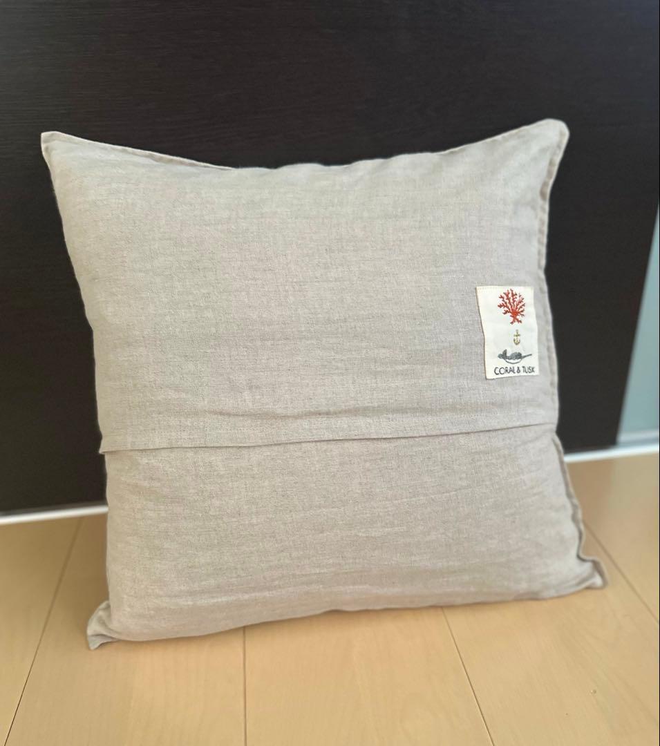 CORAL&TUSK コーラル&タスク　サーカスデザイン リネンクッションカバー