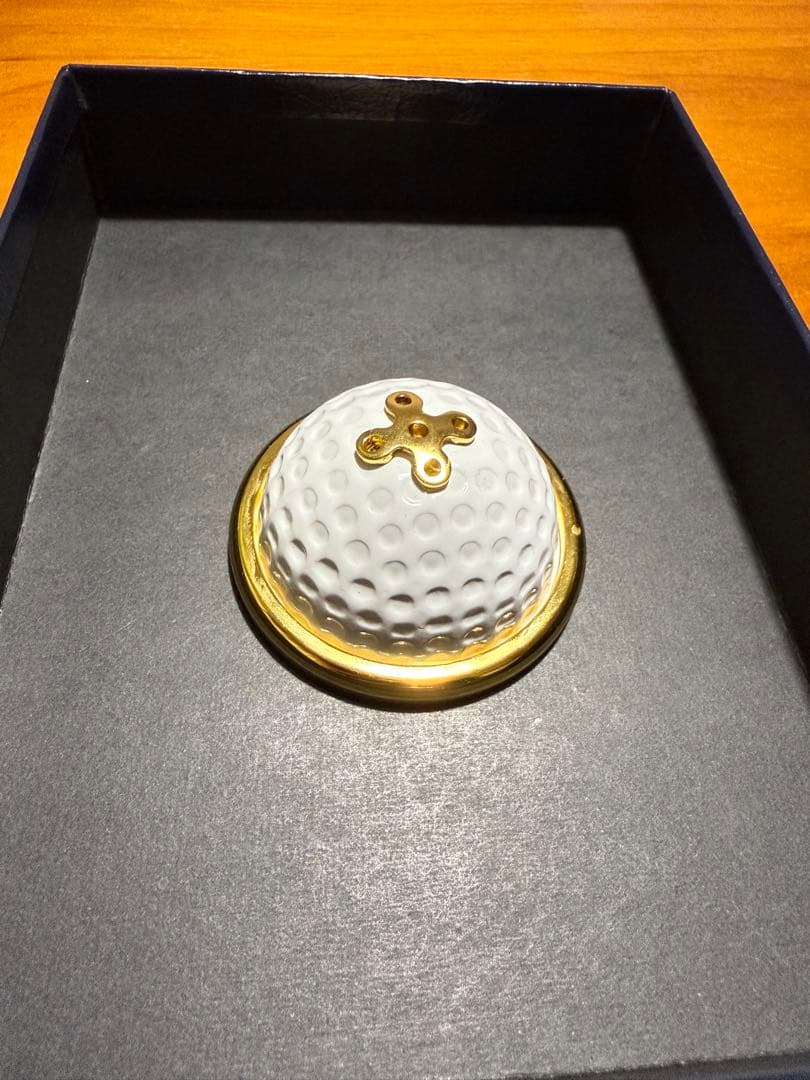 【お値下げしました】MIKIMOTOゴルフモチーフ　パール付きフルーツピック