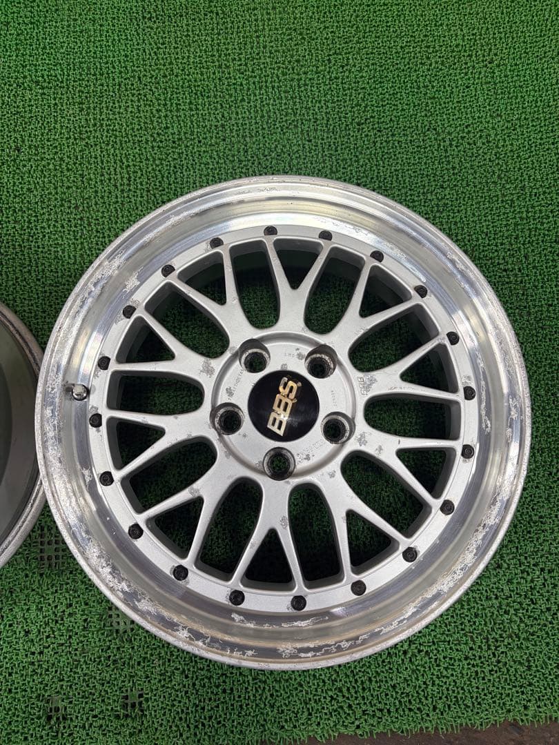BBS 17インチ ホイール シルバー 多スポーク 2本