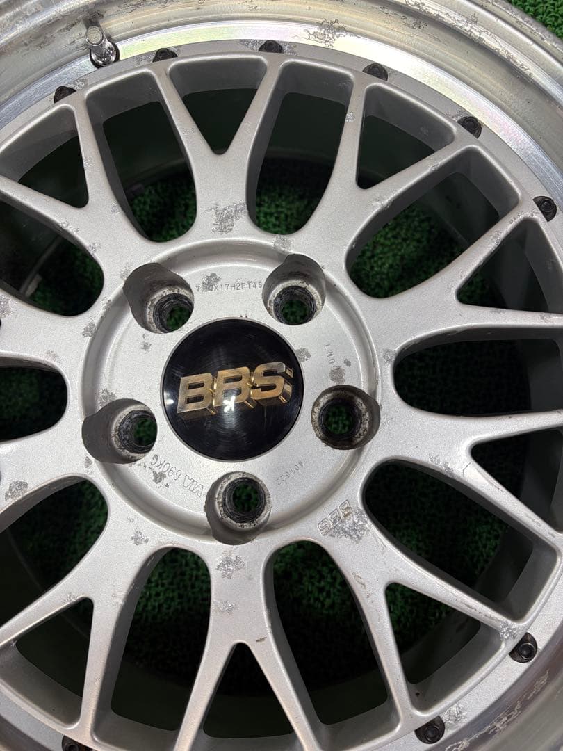 BBS 17インチ ホイール シルバー 多スポーク 2本
