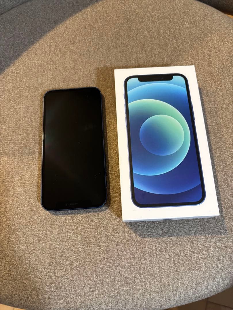 Apple iPhone 12 mini 64gb 青色 本体 箱付き