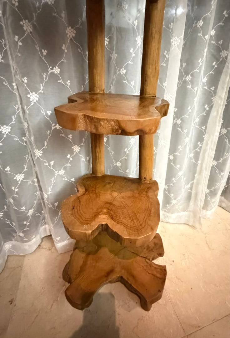 チークナチュラルシェルフ5段