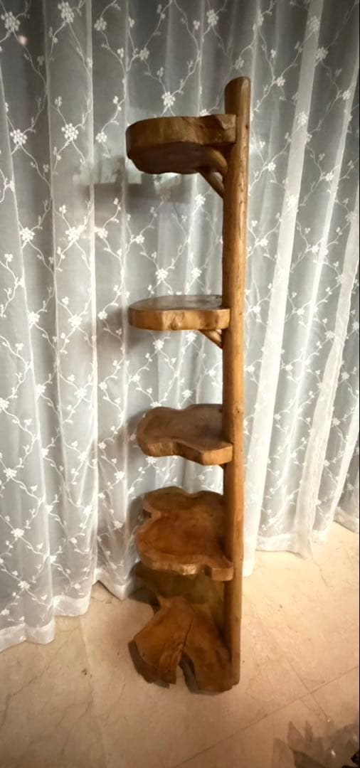 チークナチュラルシェルフ5段