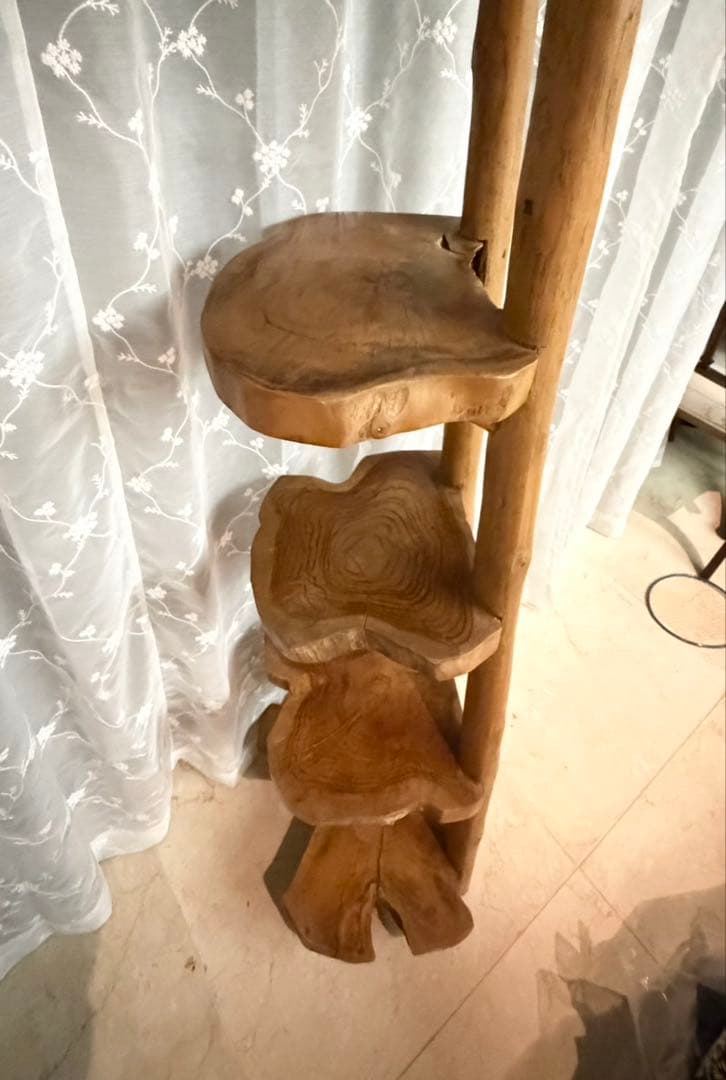 チークナチュラルシェルフ5段