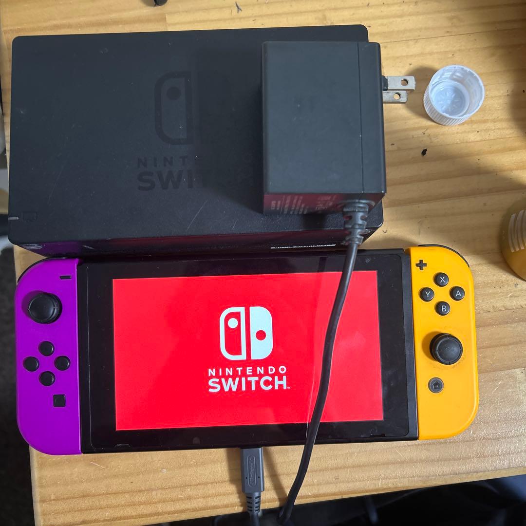 Nintendo Switch 本体 紫とオレンジ Joy-Con