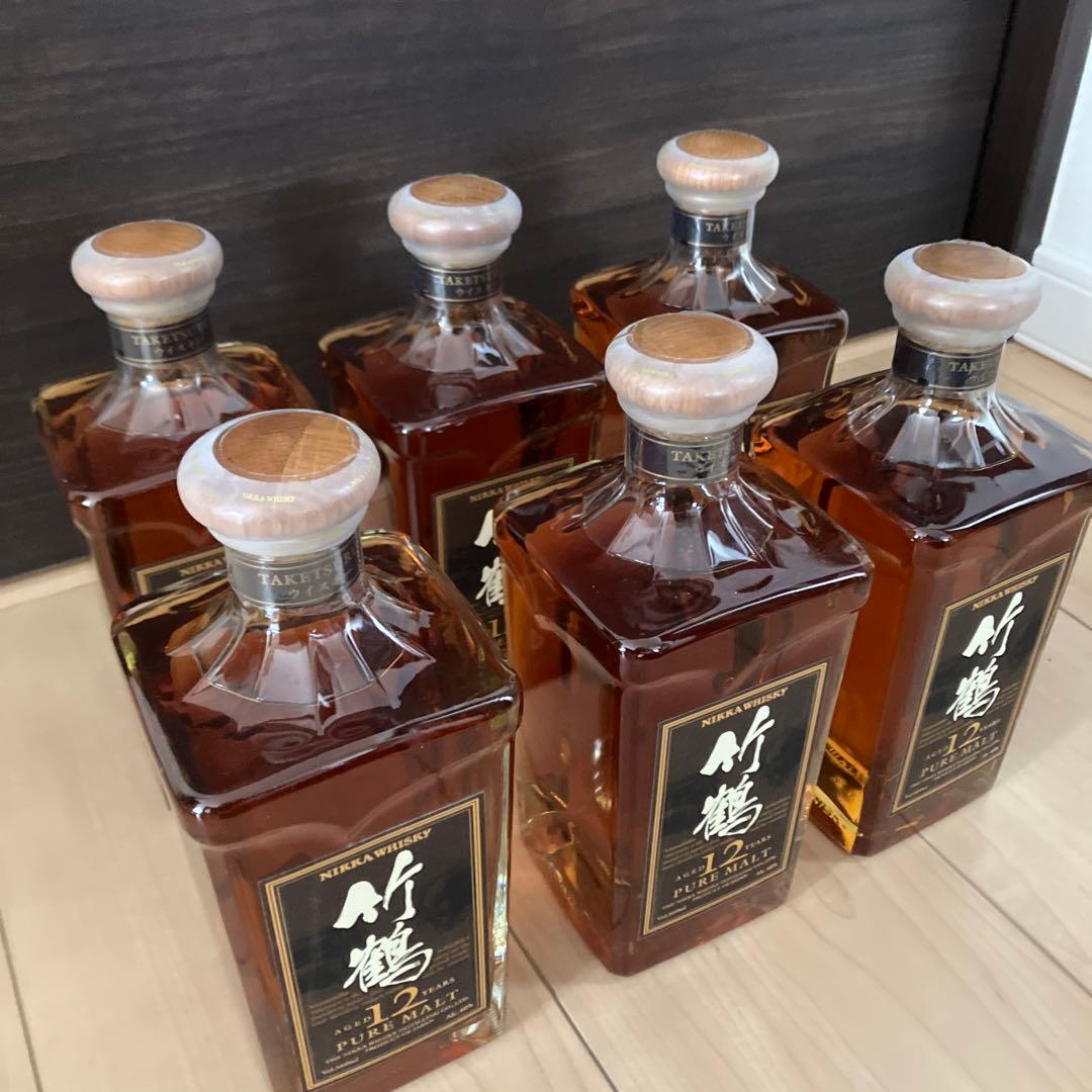 NIKKA WHISKY 竹鶴 12年 ピュアモルト 6本セット