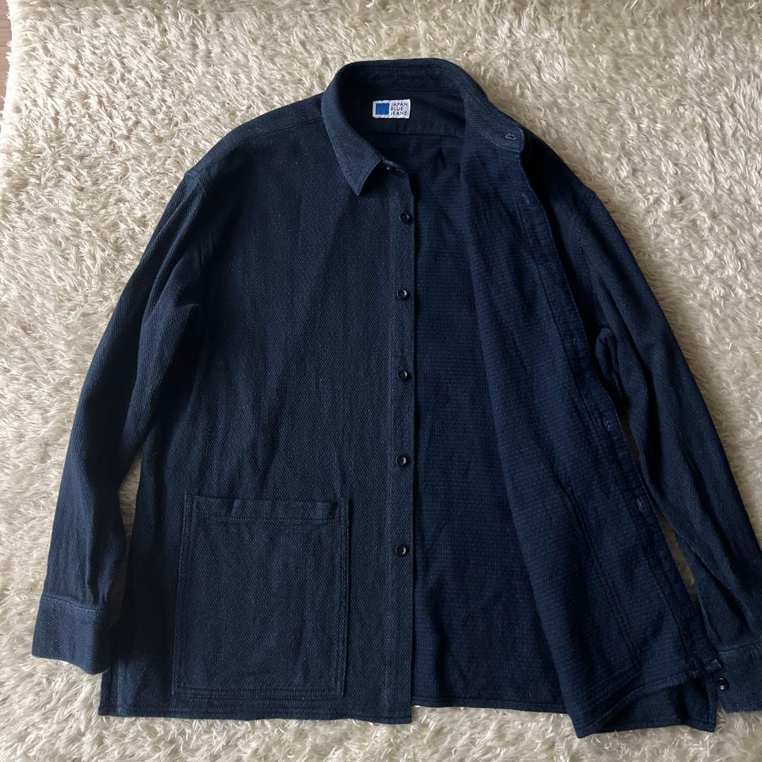 希少　完売　ジャパンブルージーンズ インディゴ　刺し子　シャツジャケット