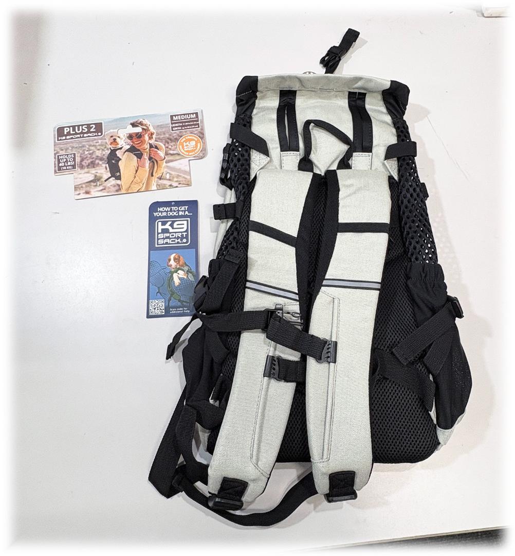 未使用 K9 スポーツサック プラス 2（PLUS 2）Ｍ グレー