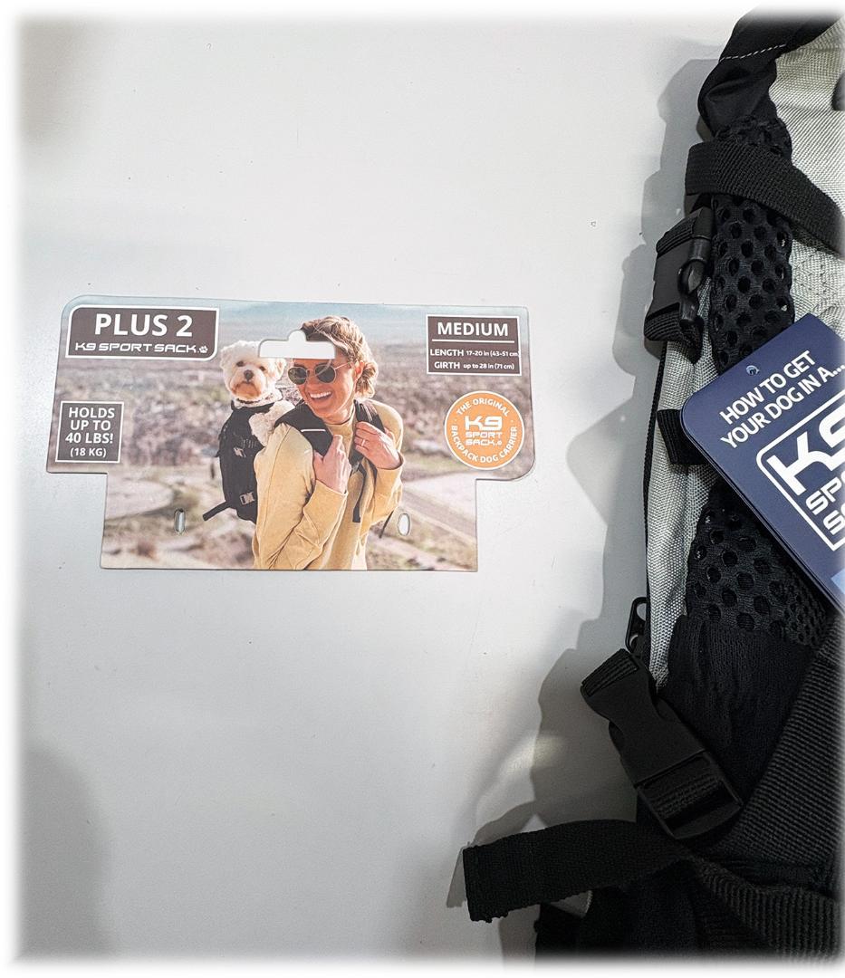 未使用 K9 スポーツサック プラス 2（PLUS 2）Ｍ グレー