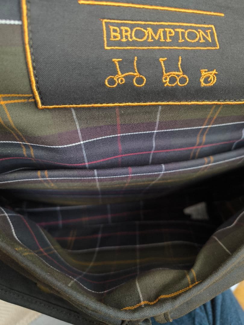 ブロンプトン　バブアー　BROMPTON Barbour 限定コラボバッグ