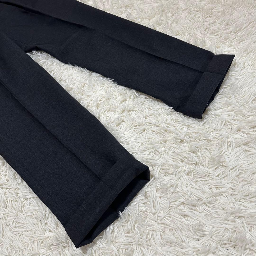 希少 バーバリー ブラックレーベル スーツ セットアップ ウール ボタン ロゴ