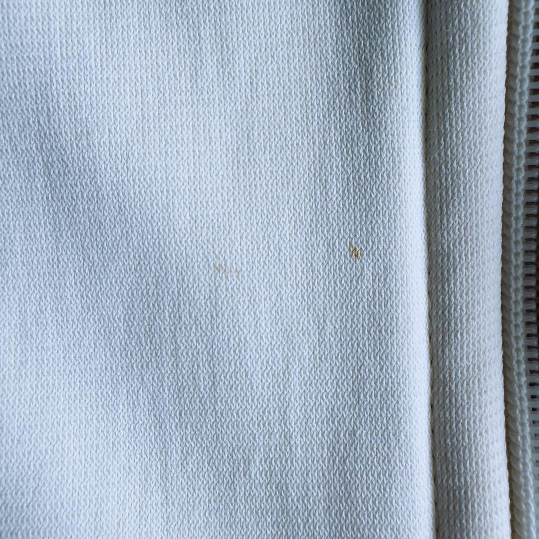 希少 adidas フランス製 VENTEX トラックジャケット 薄ベージュ×紺