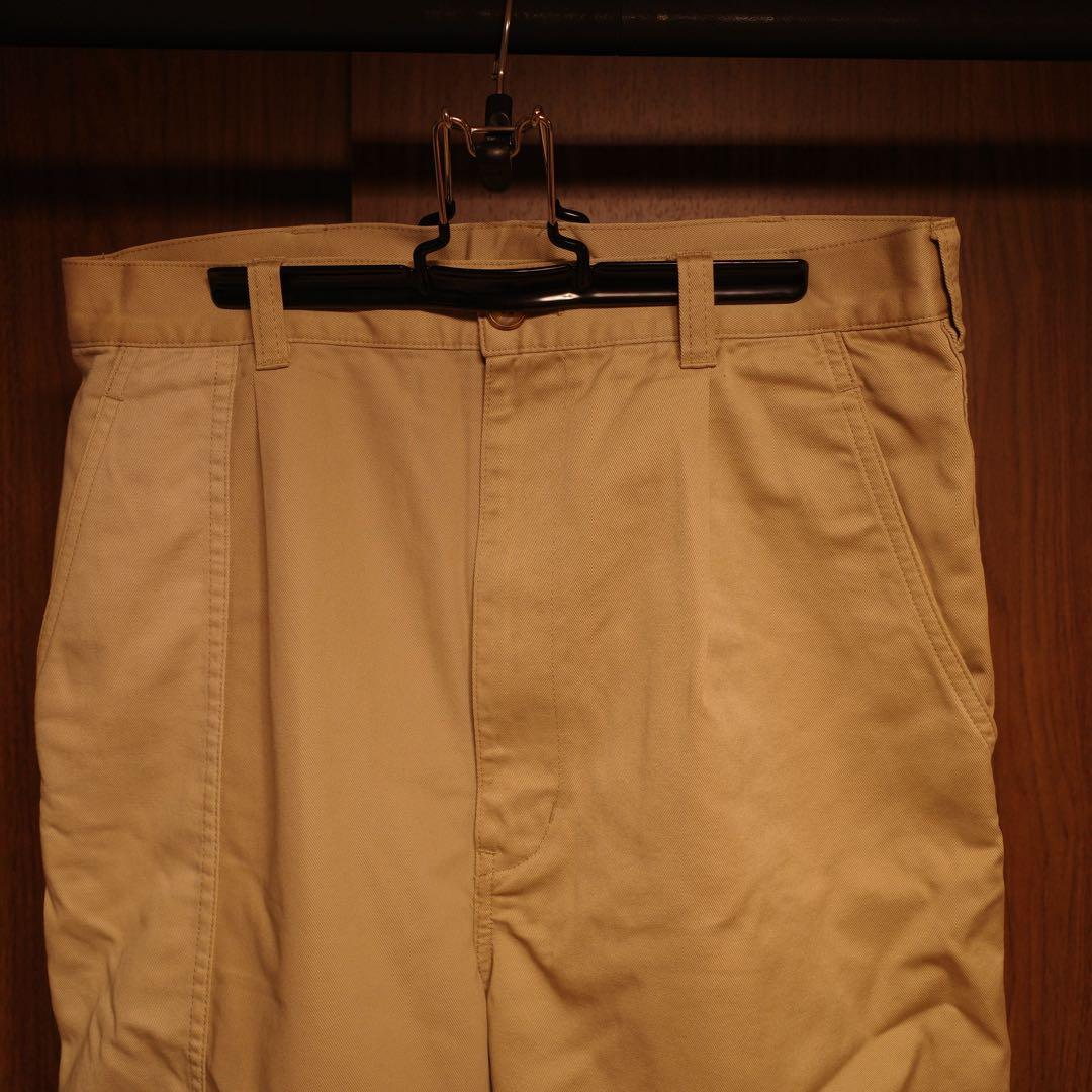 コムデギャルソンオム20aw チノパンツ　継ぎ接ぎ