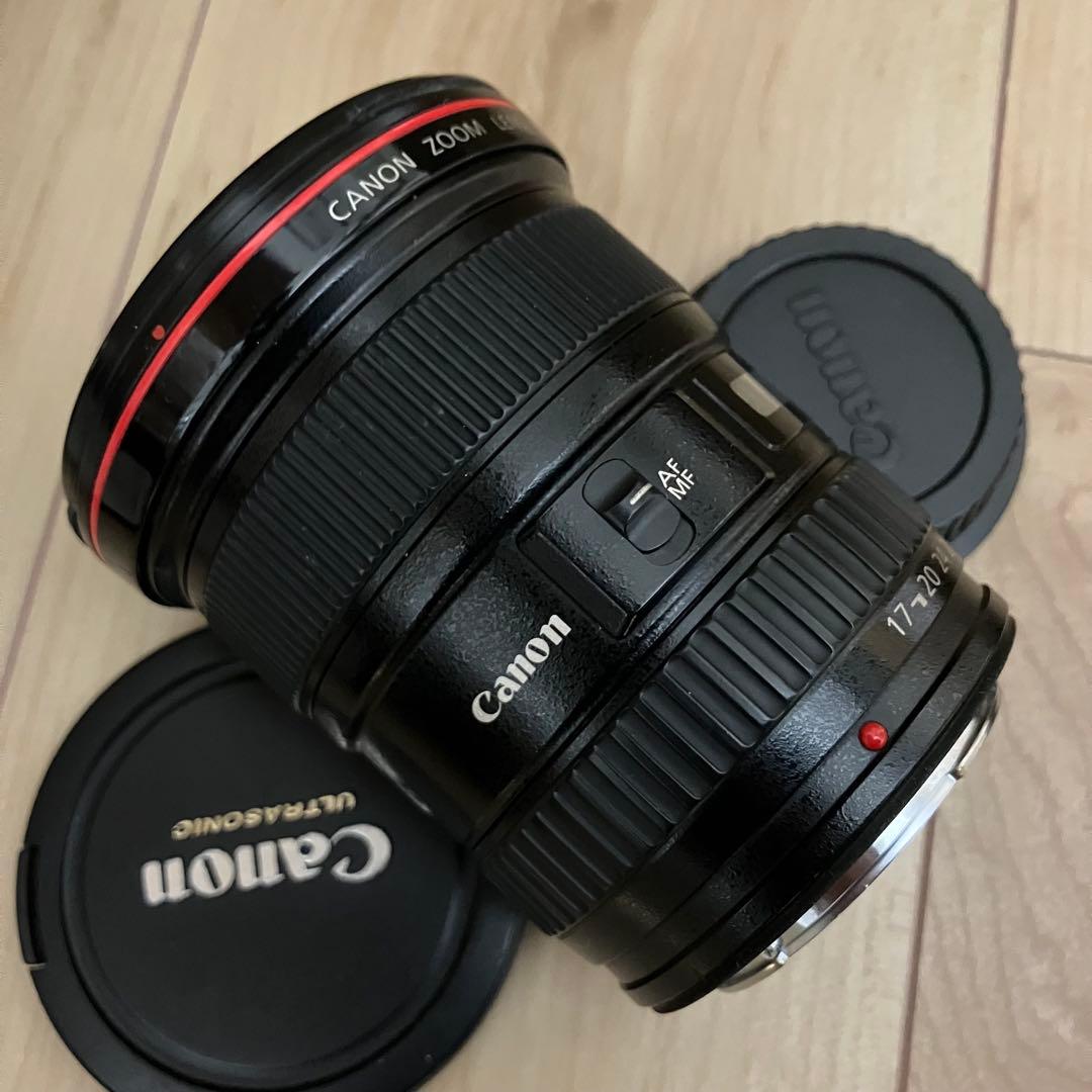 Canon EF 17-40mm f4L USM 動作品 フード、説明書等付き