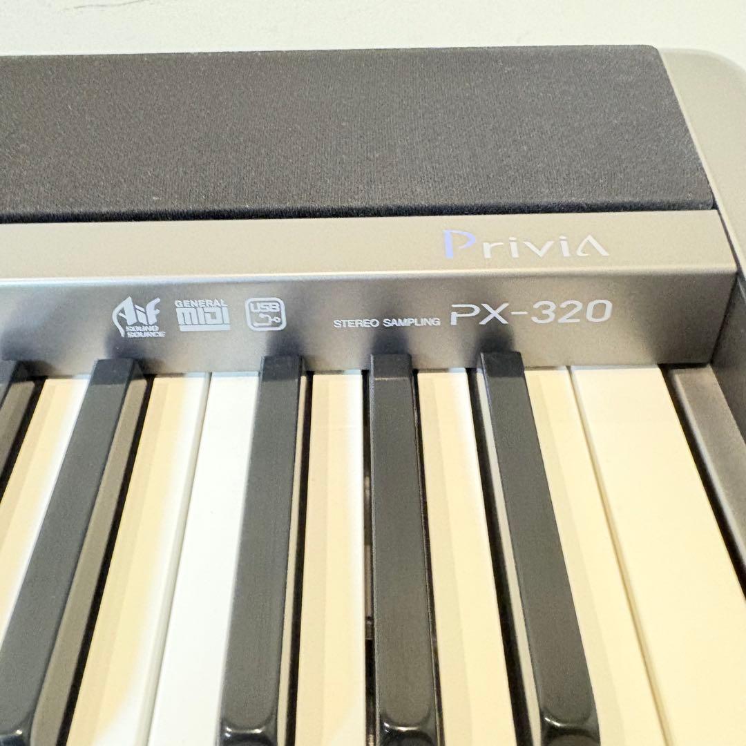 【美品・動作良好】CASIO 電子ピアノ Privia PX-320 付属品多数