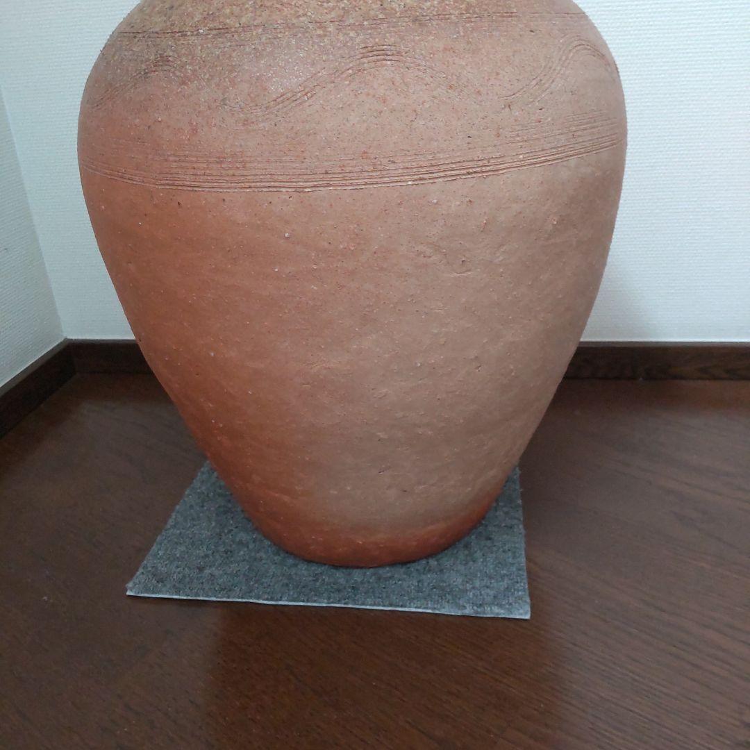 キレイな　中壺　備前焼　28