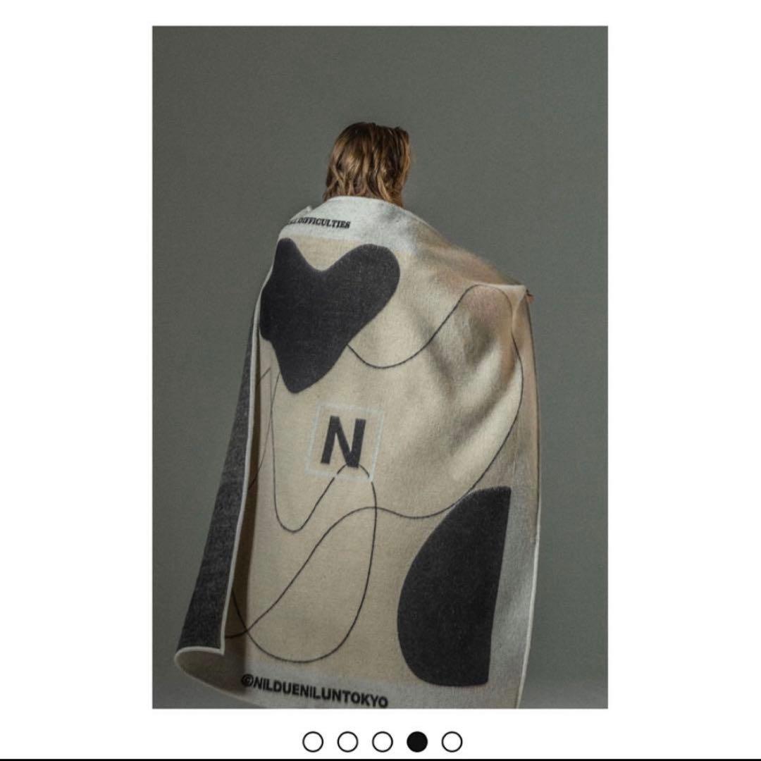 布団・毛布 NILDUE NDNU ABSTRACT ART BLANKET / BEIGE