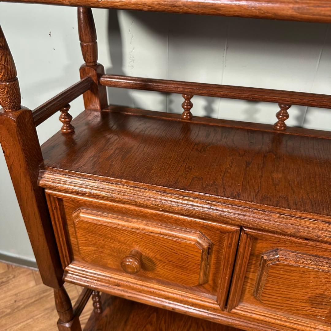 英国ヴィンテージ 飾り棚 カップボード シェルフ