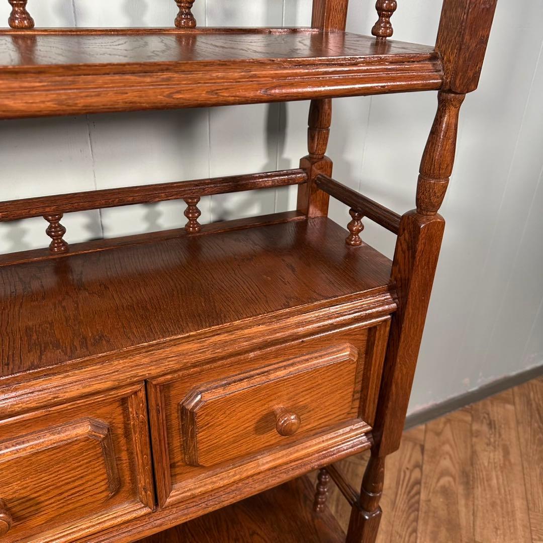 英国ヴィンテージ 飾り棚 カップボード シェルフ