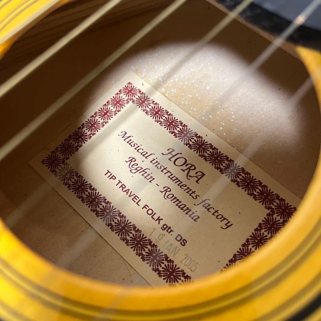 欧州 HORA トラベル フォーク ギター 美品