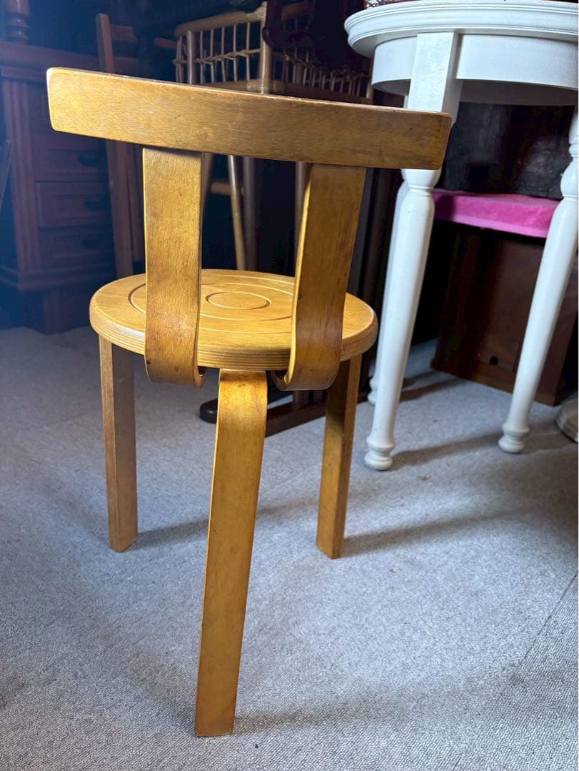 アルテック アアルト風 北欧曲げ木チェア 同心円座面 ヴィンテージ