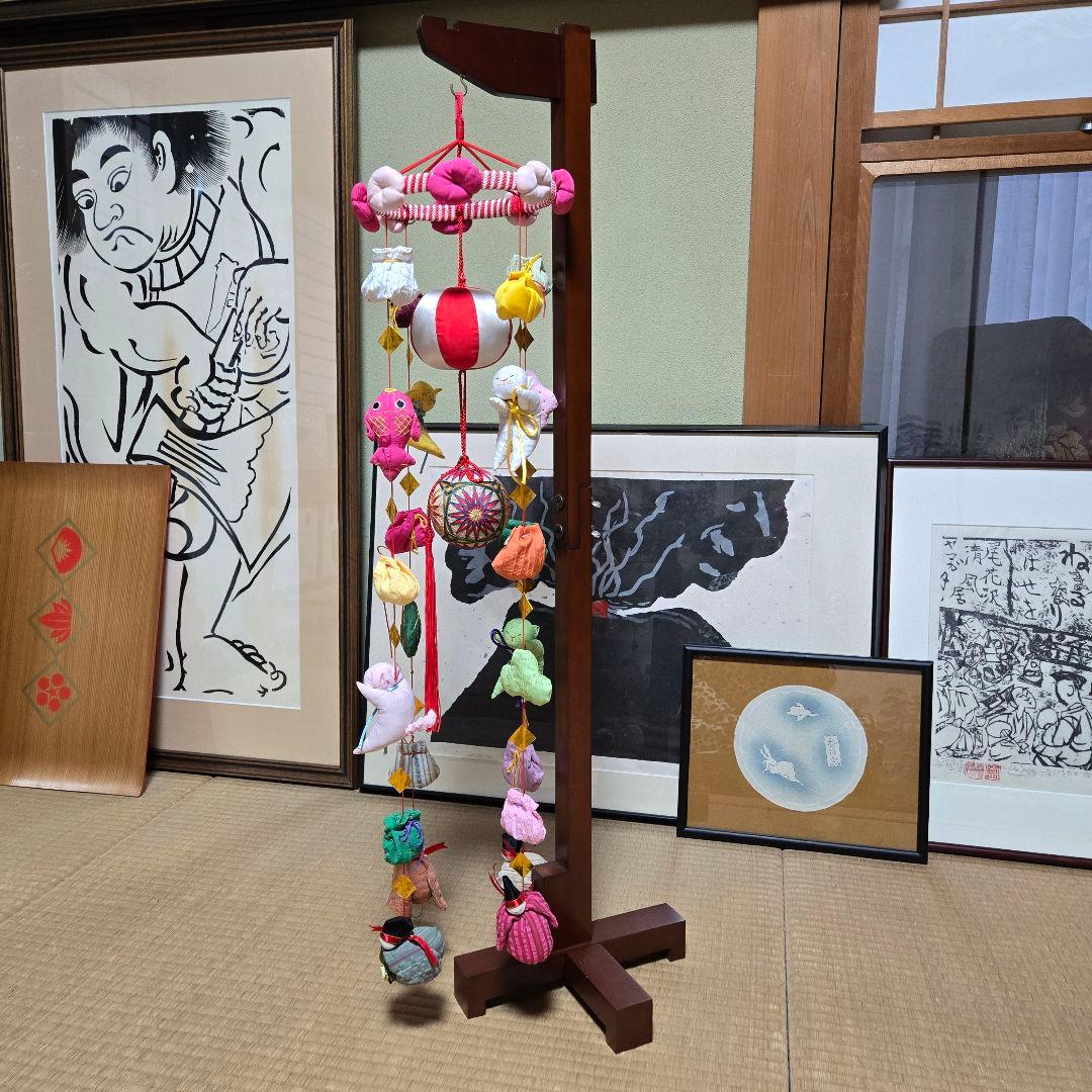 ☘️吊るし雛　吊るし人形　つるし飾り　土台付