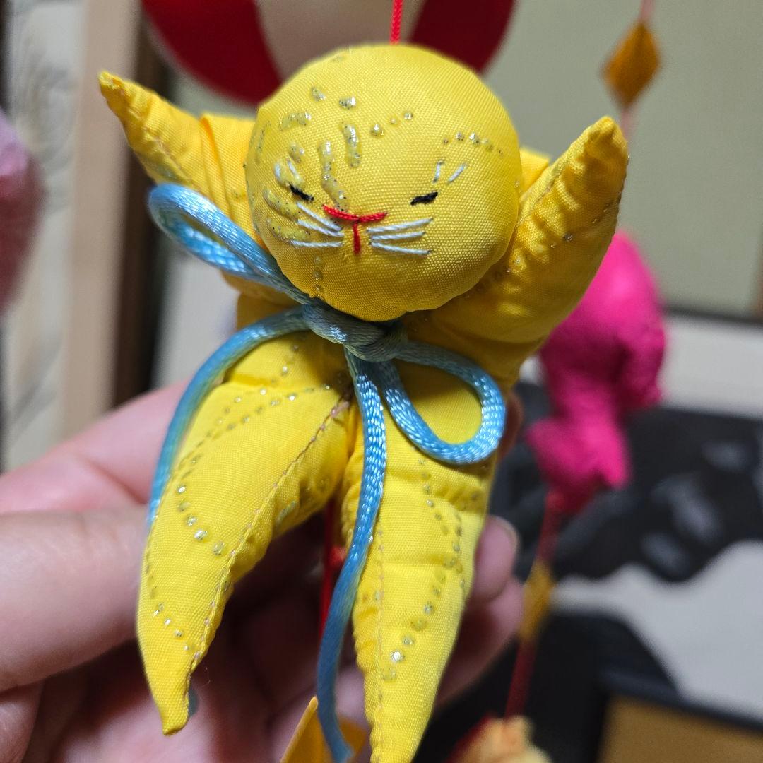 ☘️吊るし雛　吊るし人形　つるし飾り　土台付