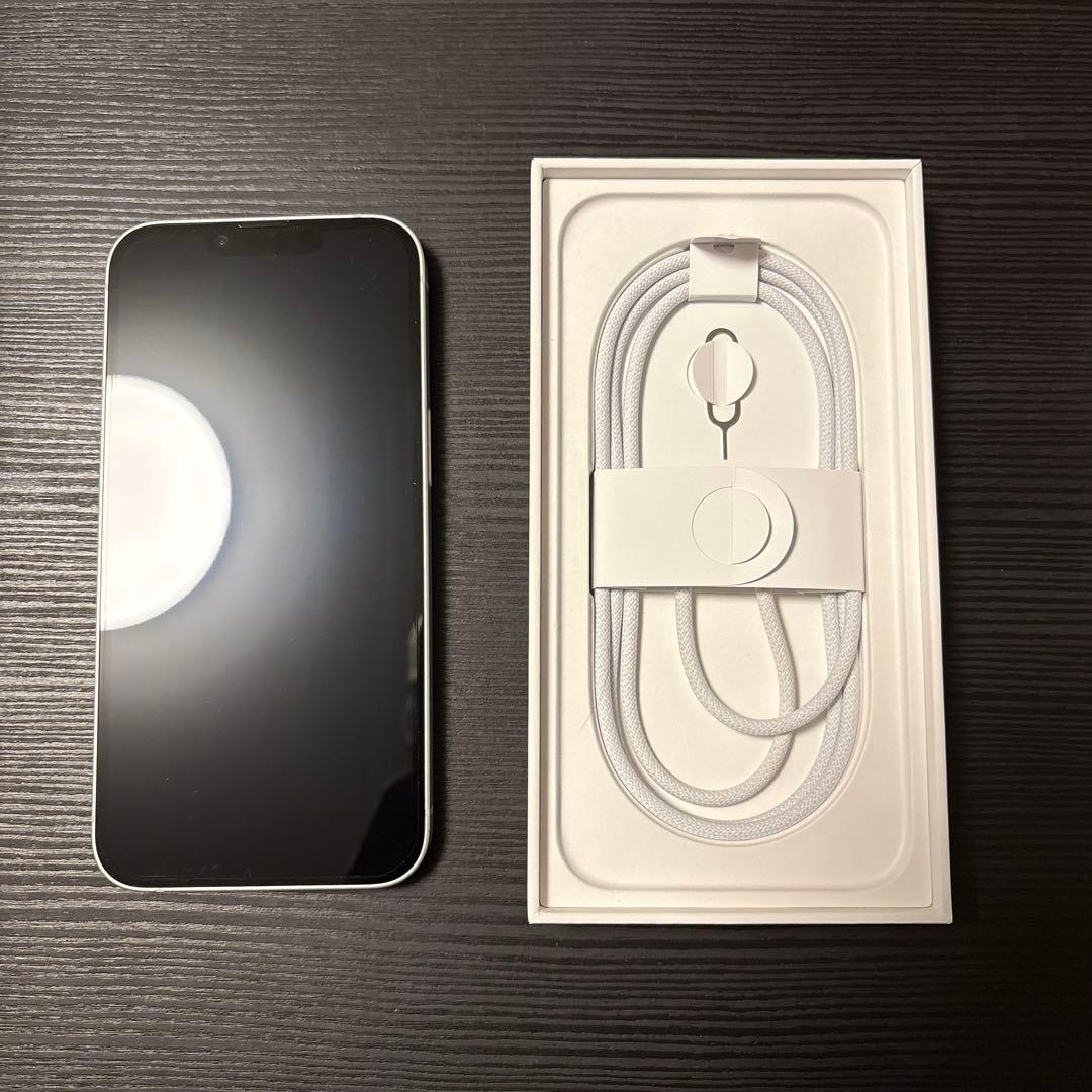 iPhone16e 本体 128GB フィルムカバー付き ホワイト