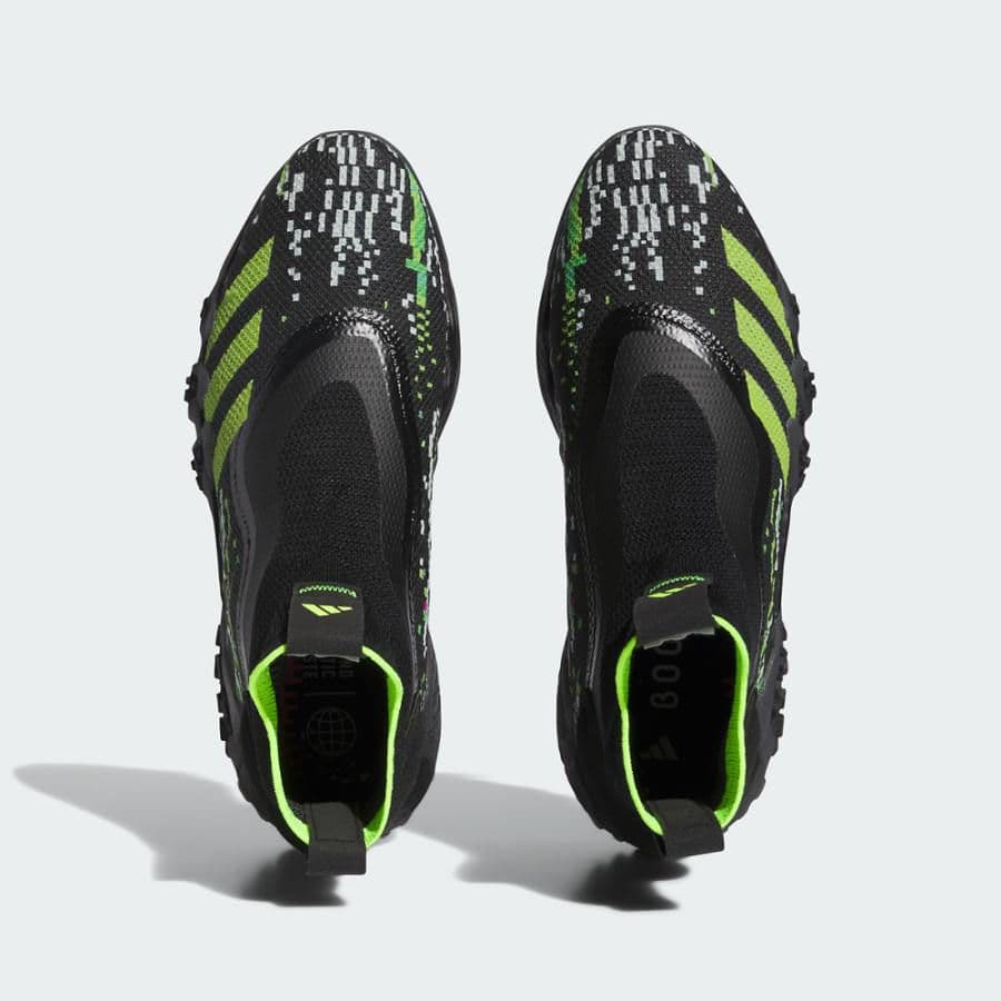 adidasアディダスゴルフシューズ　コードカオス レースレス グリッチ