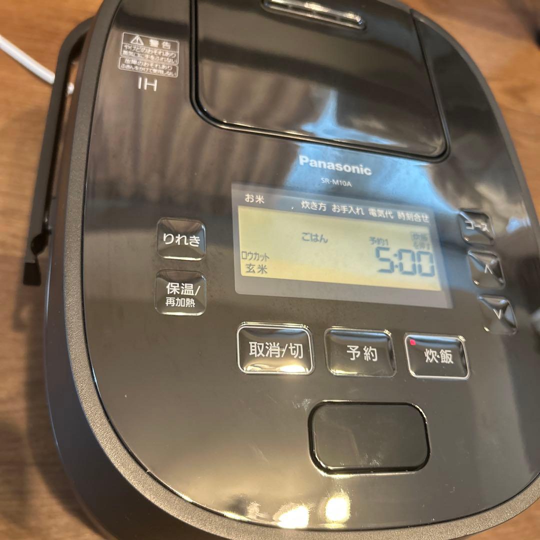 Panasonic SR-M10A(ブラック) 炊飯器2023年製