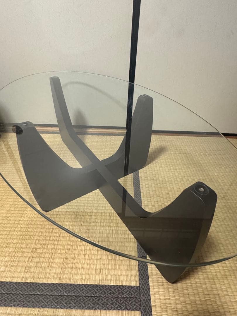 ガラステーブル 2way コーヒーテーブル ローテーブル