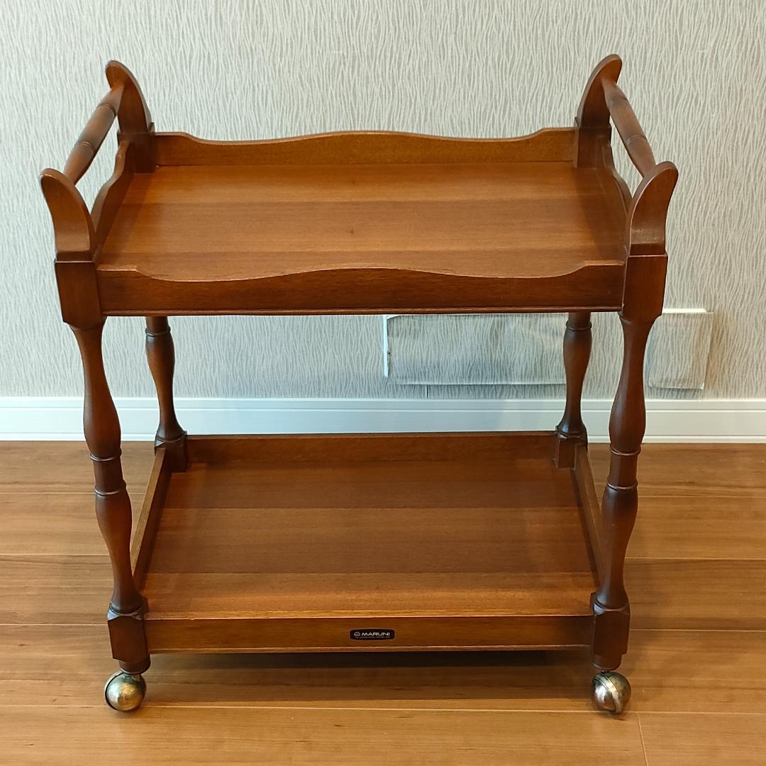 希少　マルニ木工　キッチンワゴン　ティーワゴン　ヴィンテージ